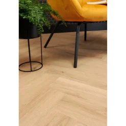CanDo Visgraat PVC Vloer Create - Industrieel Eiken - 4-zijdige Micro V-groef - 5mm - 1,875m²