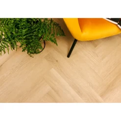 CanDo Visgraat PVC Vloer Create - Industrieel Eiken - 4-zijdige Micro V-groef - 5mm - 1,875m²