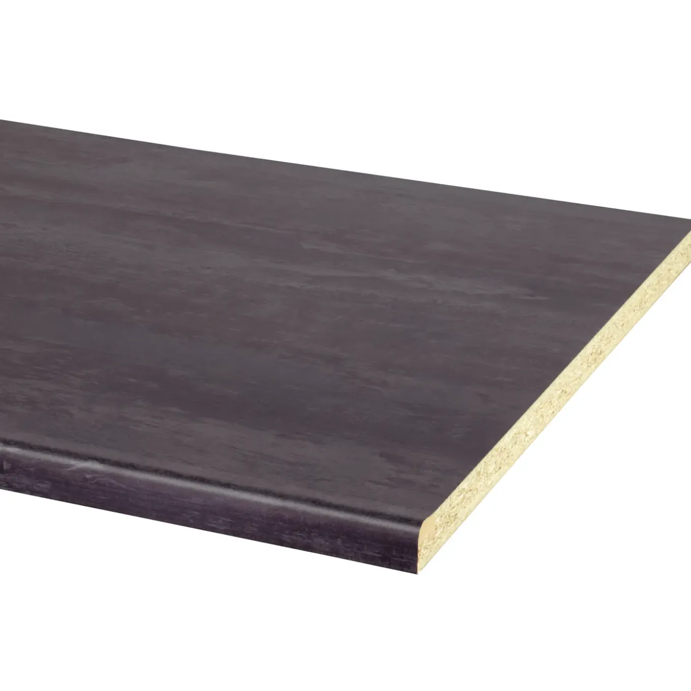 Cando - Werkblad - Aanrechtblad - Staalgrijs - Met waterkering - 302x60x2,8cm