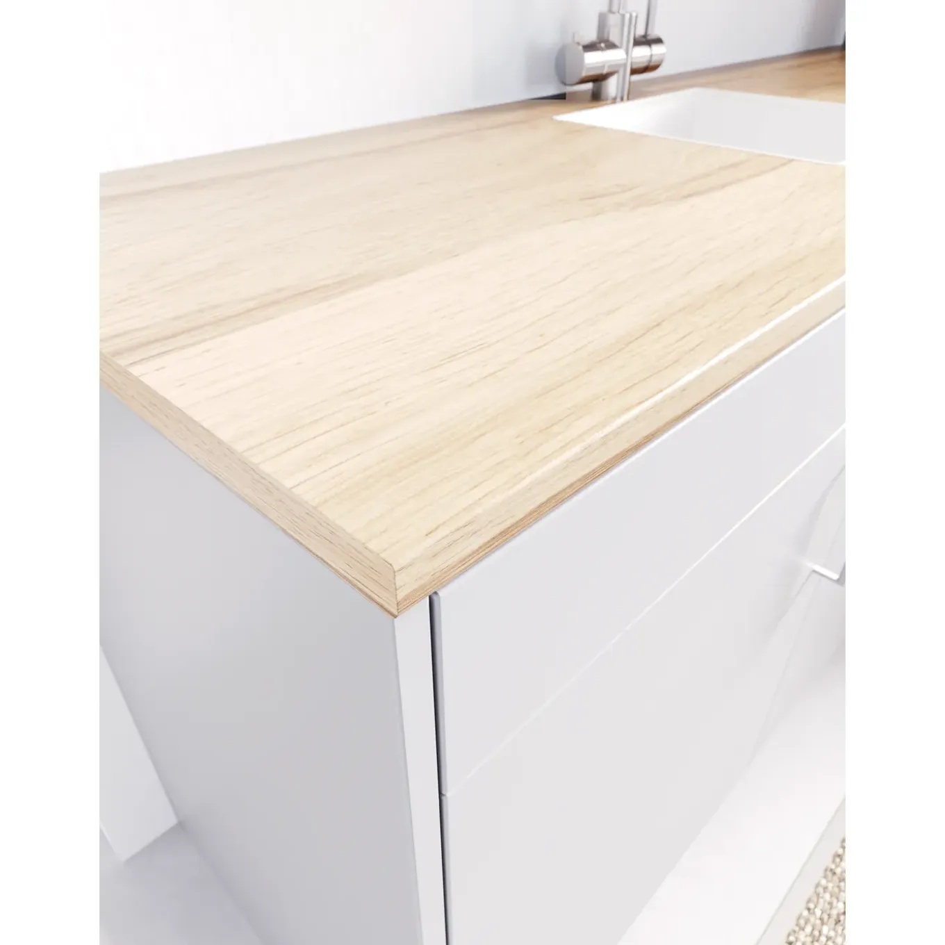 Cando - Werkblad - Aanrechtblad - Eiken - 302x60x2,8cm