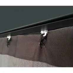 Canopia gordijnen grijs voor prieel Dallas 533x212cm
