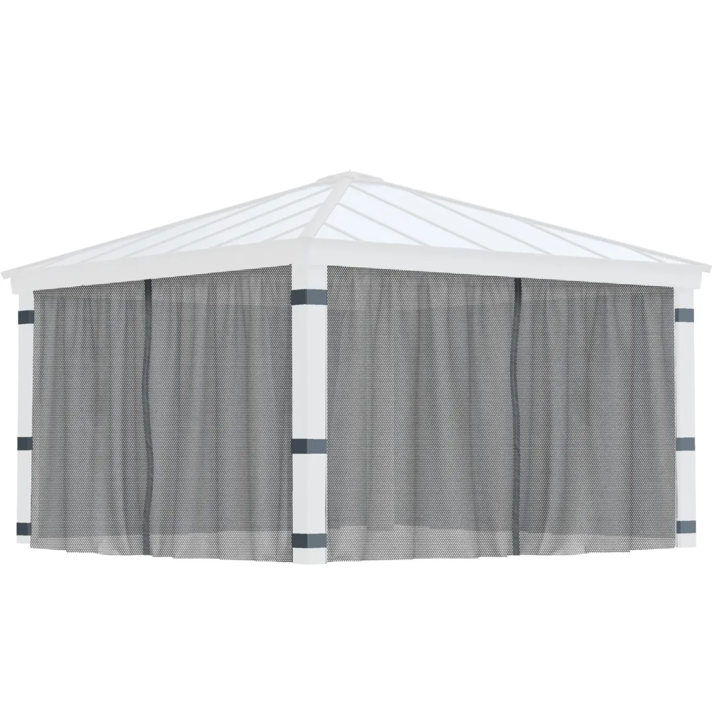 Canopia muggennet voor prieel Dallas 435x212cm