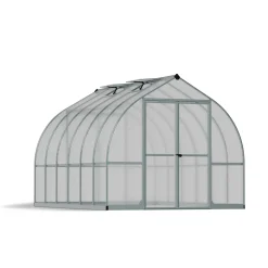 Canopia Tuinkas Bella 8x8 - Polycarbonaat - Zilver - 244x244x219cm