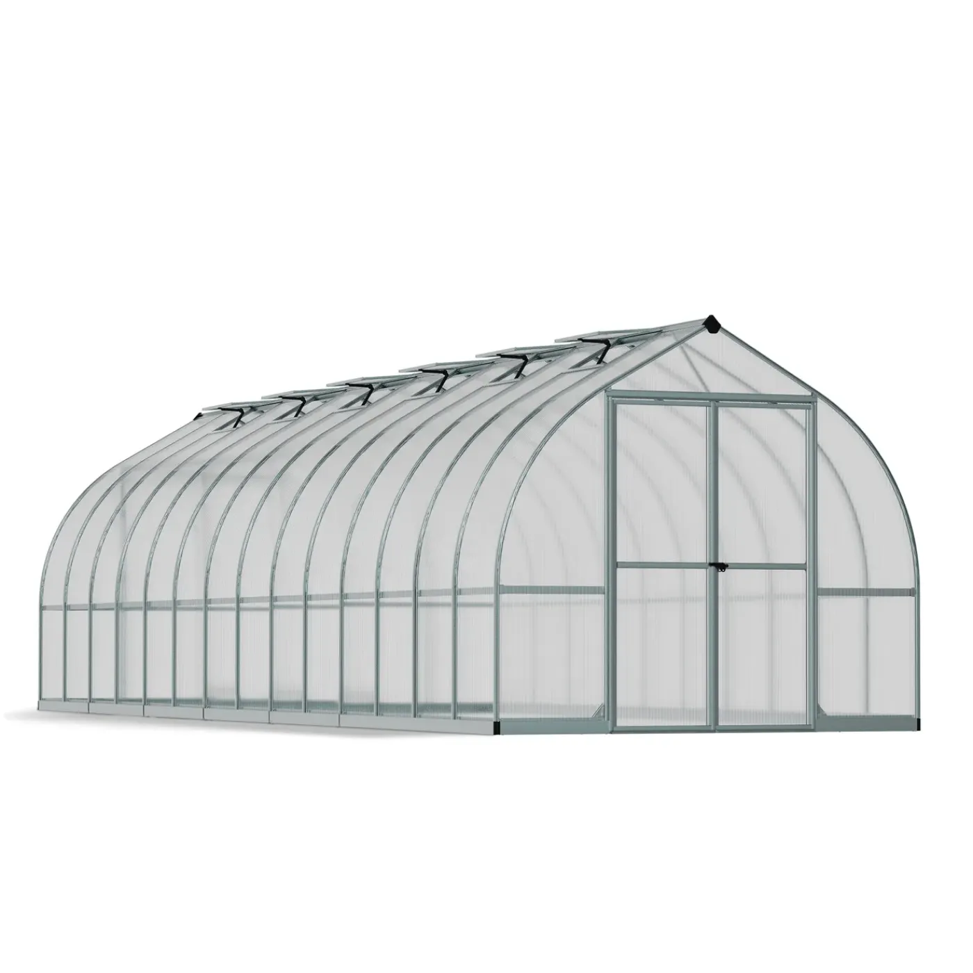 Canopia tuinkas Bella 244x844x218cm zilver