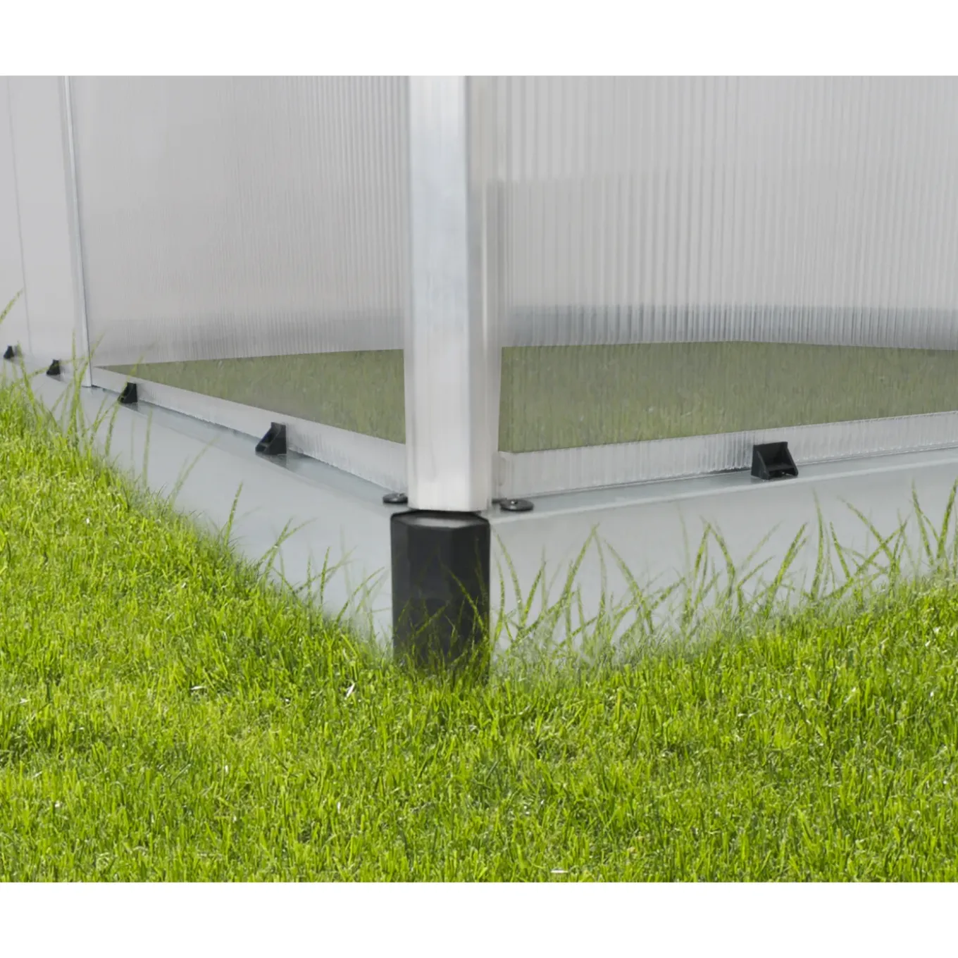 Canopia Tuinkas Essence 8x12 - Polycarbonaat - Zilver - 244x367x229cm