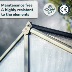 Canopia Tuinkas Glory 8x16 - Polycarbonaat 10mm - Grijs - 253x484x269cm