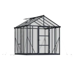 Canopia Tuinkas Glory 8x8 - Polycarbonaat 10mm - Grijs - 253x244x269cm