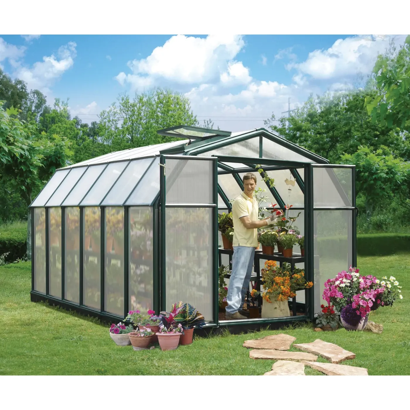 Canopia tuinkas Hobby Gardener groen 10,4m²