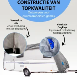 Muntel Caravanhoes Xxl – Waterdicht & Uv-bestendig 7,30 X 2,50 X 2,20 M