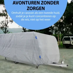 Muntel Caravanhoes Xxl – Waterdicht & Uv-bestendig 7,30 X 2,50 X 2,20 M