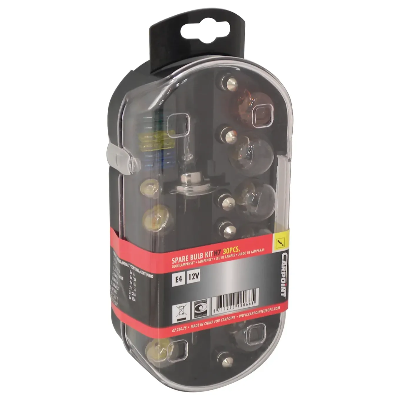 Carpoint gloeilampenset H7 30-delig