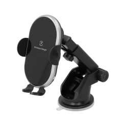 Carpoint 3in1 smartphone houder & draadloze Qi lader