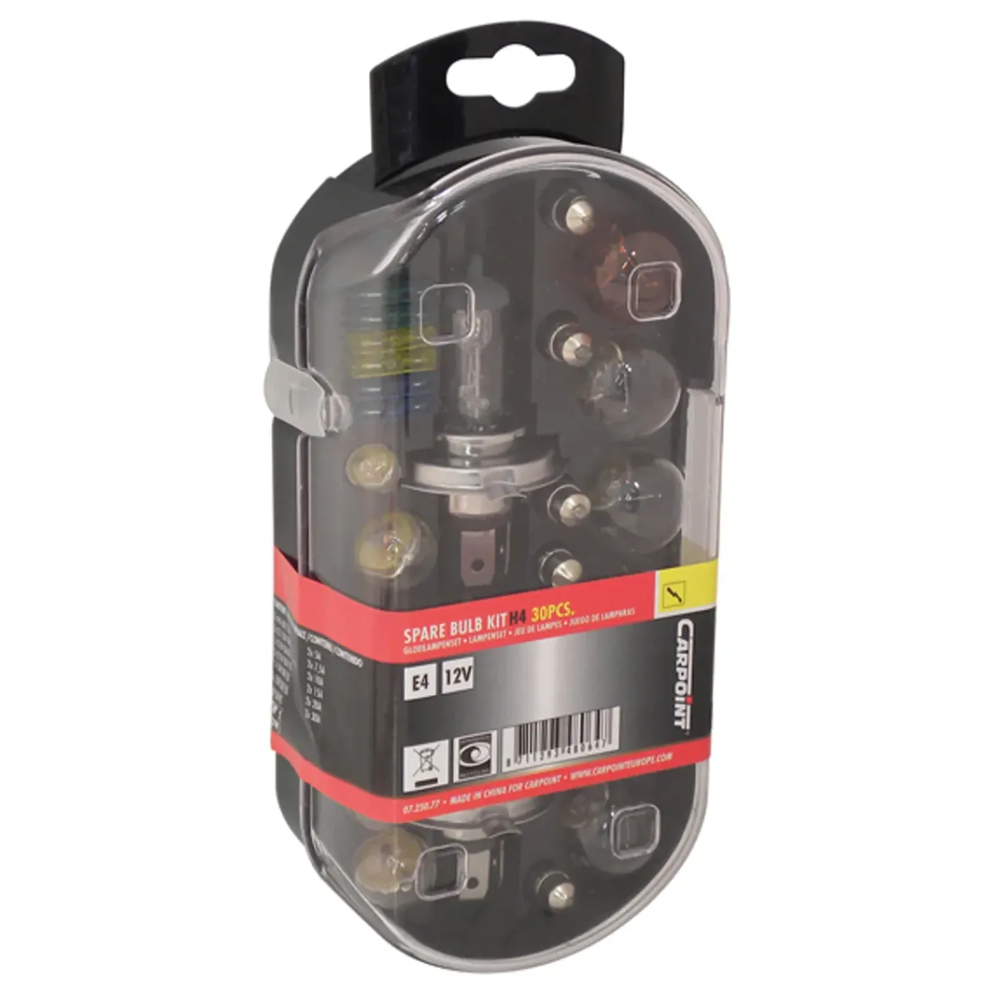 Carpoint reservelampenset 30-delig H4