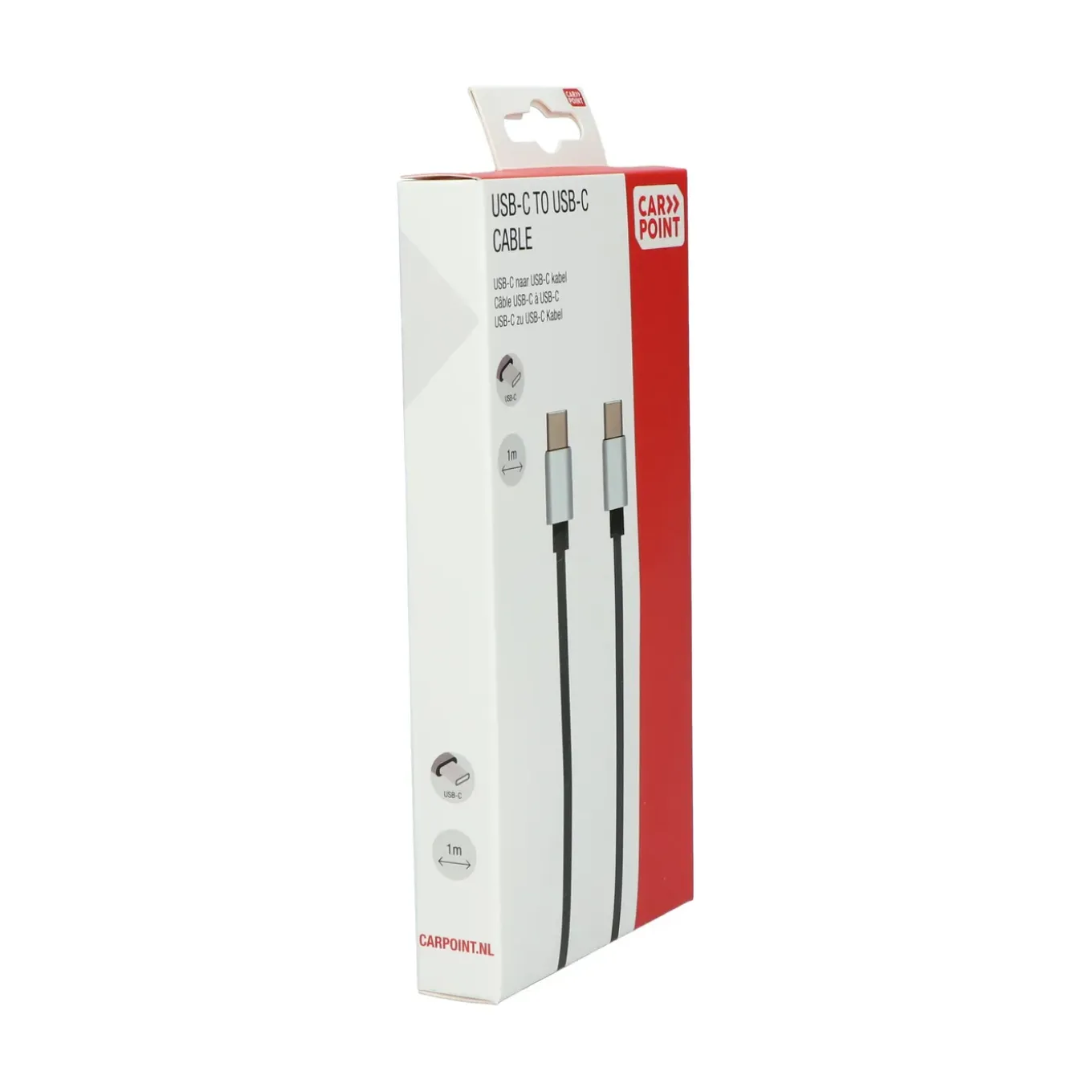 Carpoint USB-C >USB-C kabel 1 Meter
