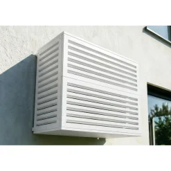 Casanoov Airco- & Warmtepomp Ombouw Aneto Aluminium Wit Met Onderzijde - Maat L