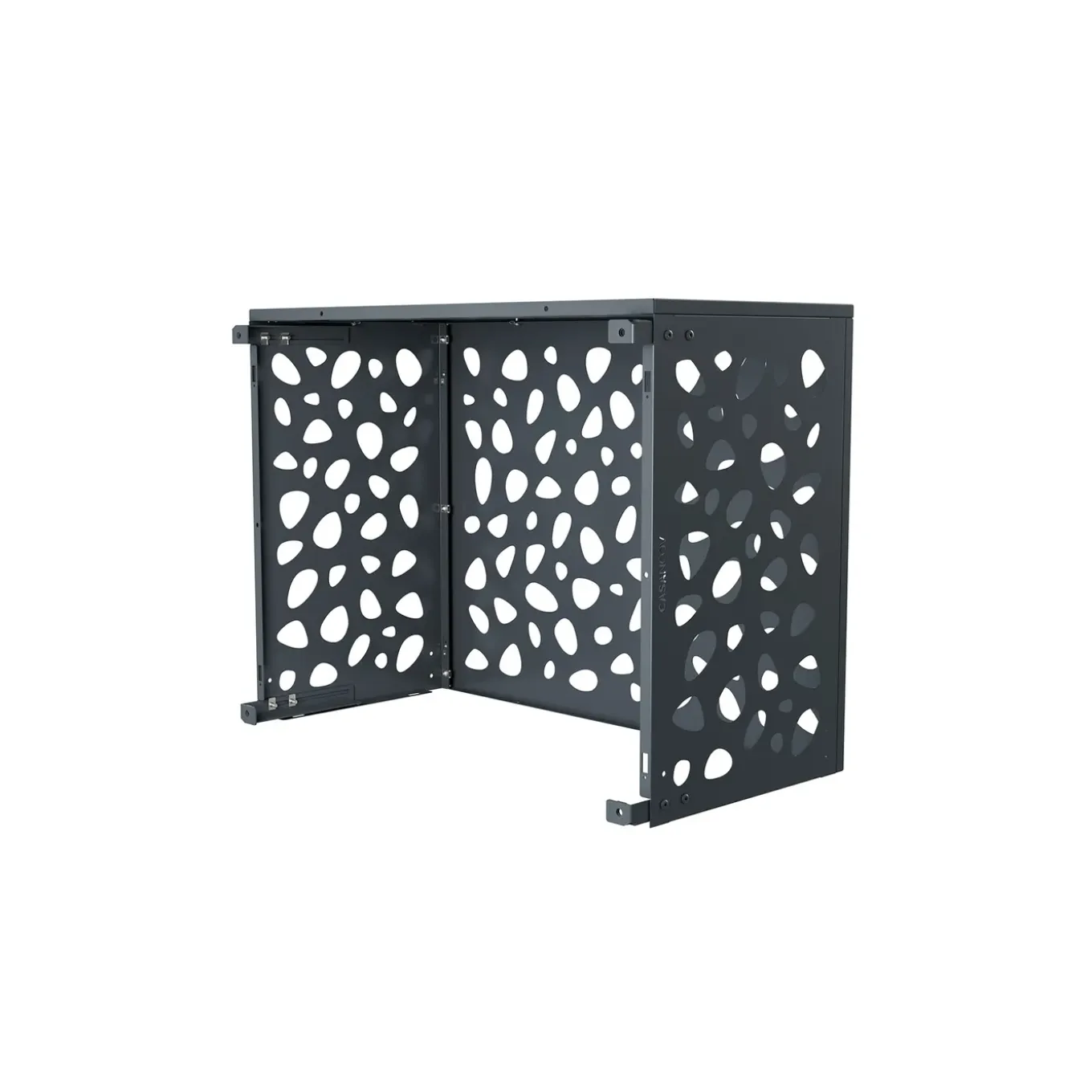 Casanoov Airco- & Warmtepomp Ombouw Aneto Sunny Aluminium Grijs - Maat M