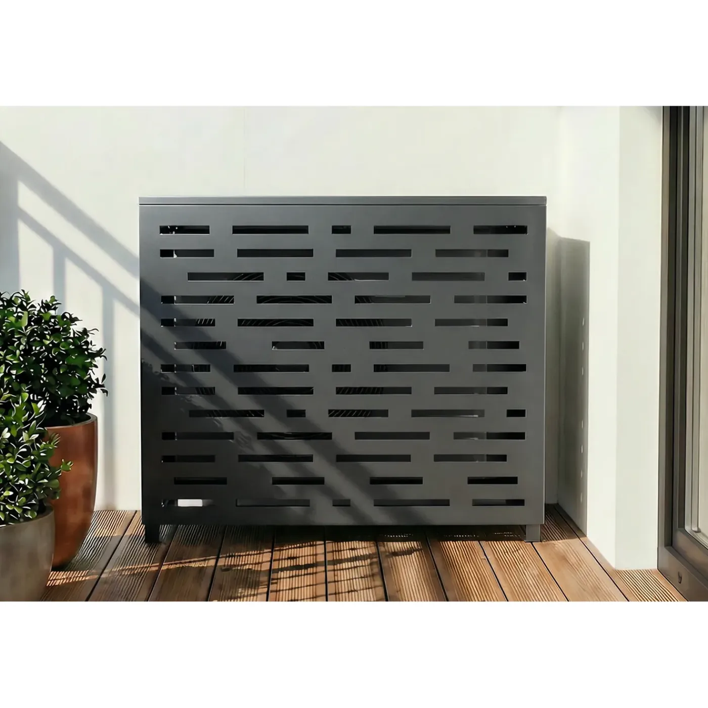 Casanoov Airco- & Warmtepomp Ombouw Aneto Arlberg Aluminium Grijs - Maat M