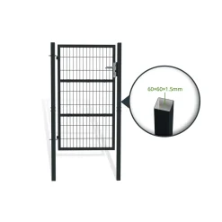 Casanoov Stalen Tuindeur Razo 1m H.160cm Antraciet Grijs