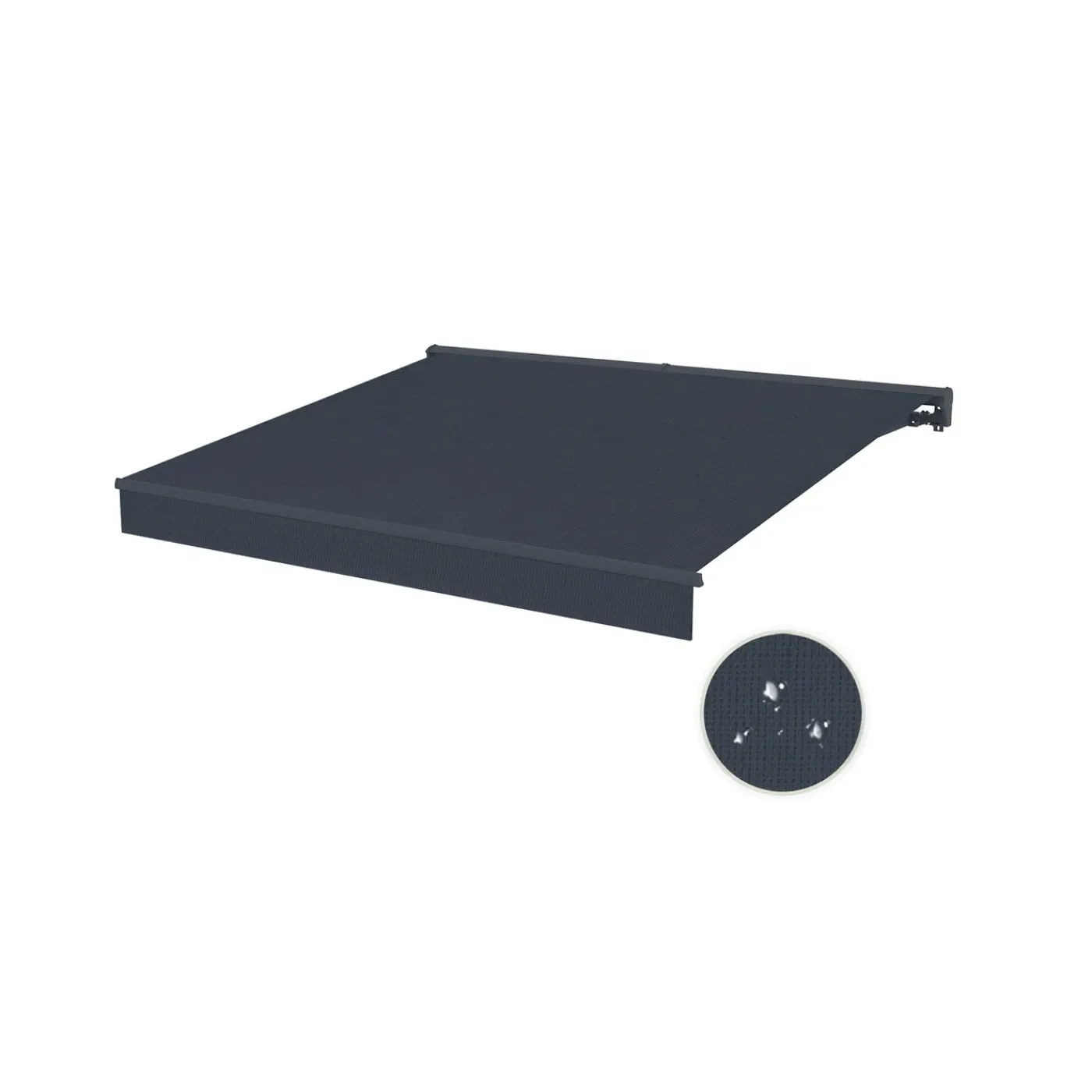 cazeboo Gemotoriseerde Zonneluifel Fazzio 3x2,5m - 320g/m² Premium Canvas Grijze