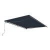 cazeboo Monoblock Luifel Vecchio 4x3m - 320g/m² Premium Canvas Grijs