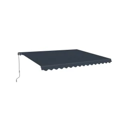 cazeboo Monoblock Luifel Vecchio 4x3m - 320g/m² Premium Canvas Grijs