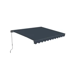 cazeboo Monoblock Luifel Vecchio 3x2,5m - 320g/m² Premium Canvas Grijs