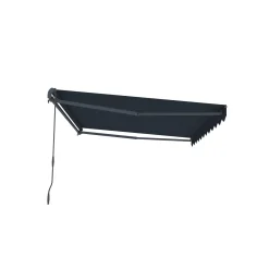 cazeboo Monoblock Luifel Vecchio 3x2,5m - 320g/m² Premium Canvas Grijs