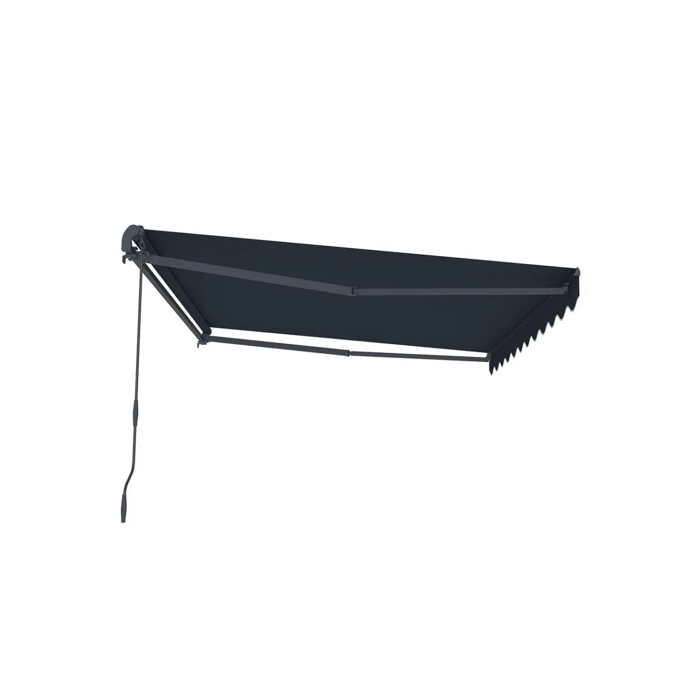 cazeboo Monoblock Luifel Vecchio 3x2,5m - 320g/m² Premium Canvas Grijs
