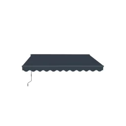 cazeboo Monoblock Luifel Vecchio 3x2,5m - 320g/m² Premium Canvas Grijs