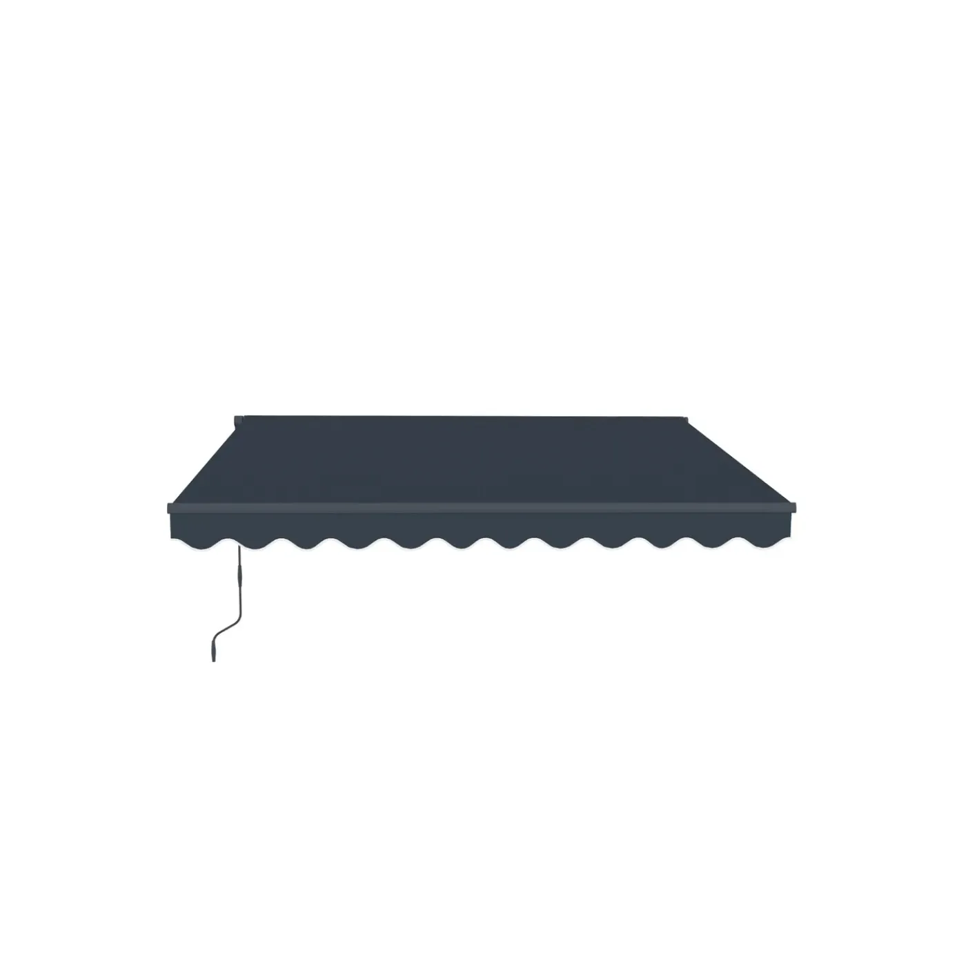 cazeboo Monoblock Luifel Vecchio 3x2,5m - 320g/m² Premium Canvas Grijs