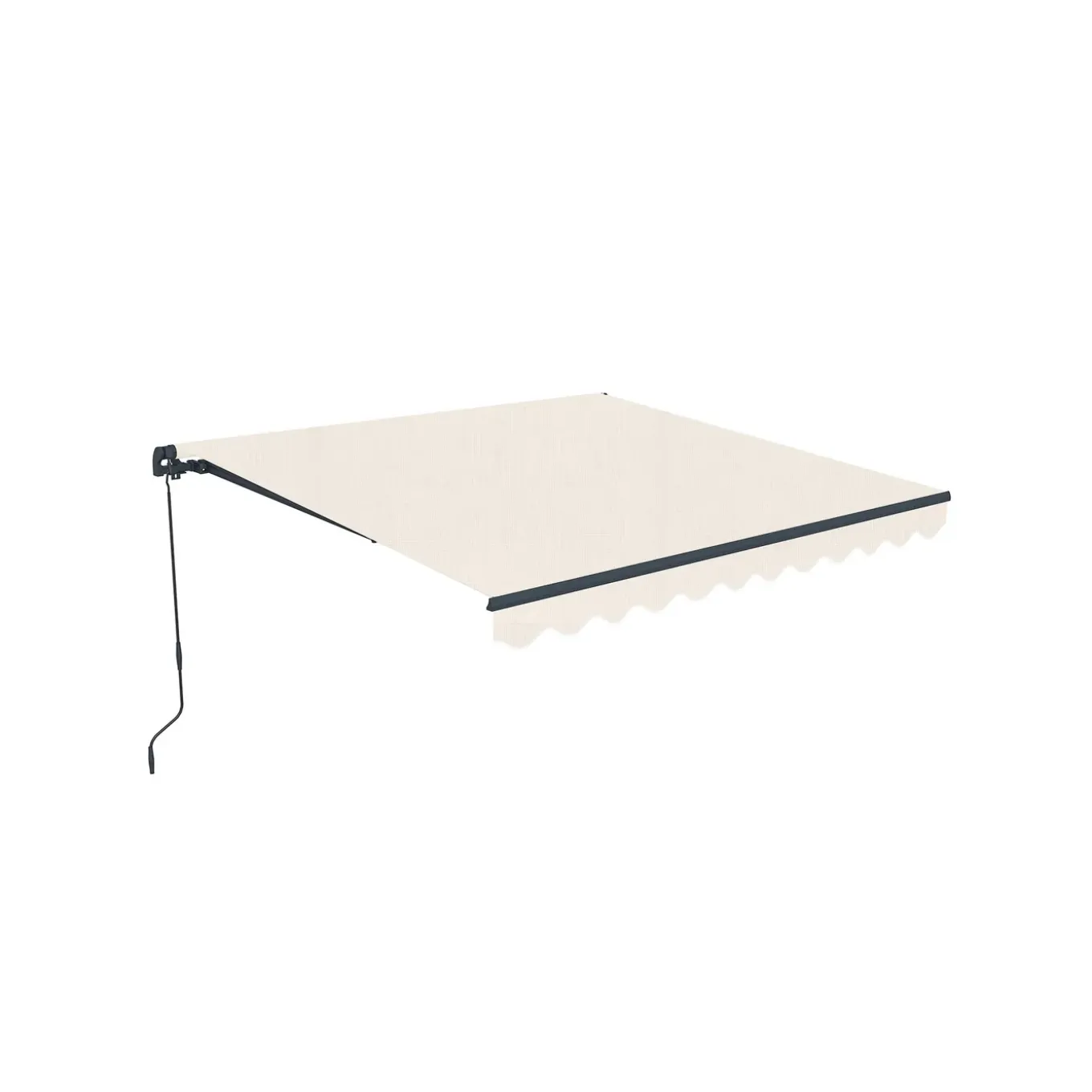 Cazeboo Monoblock Luifel Vecchio 3x2,5m - 320g/m² Premium Canvas Beige