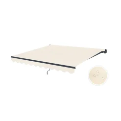 Cazeboo Monoblock Luifel Vecchio 3x2,5m - 320g/m² Premium Canvas Beige