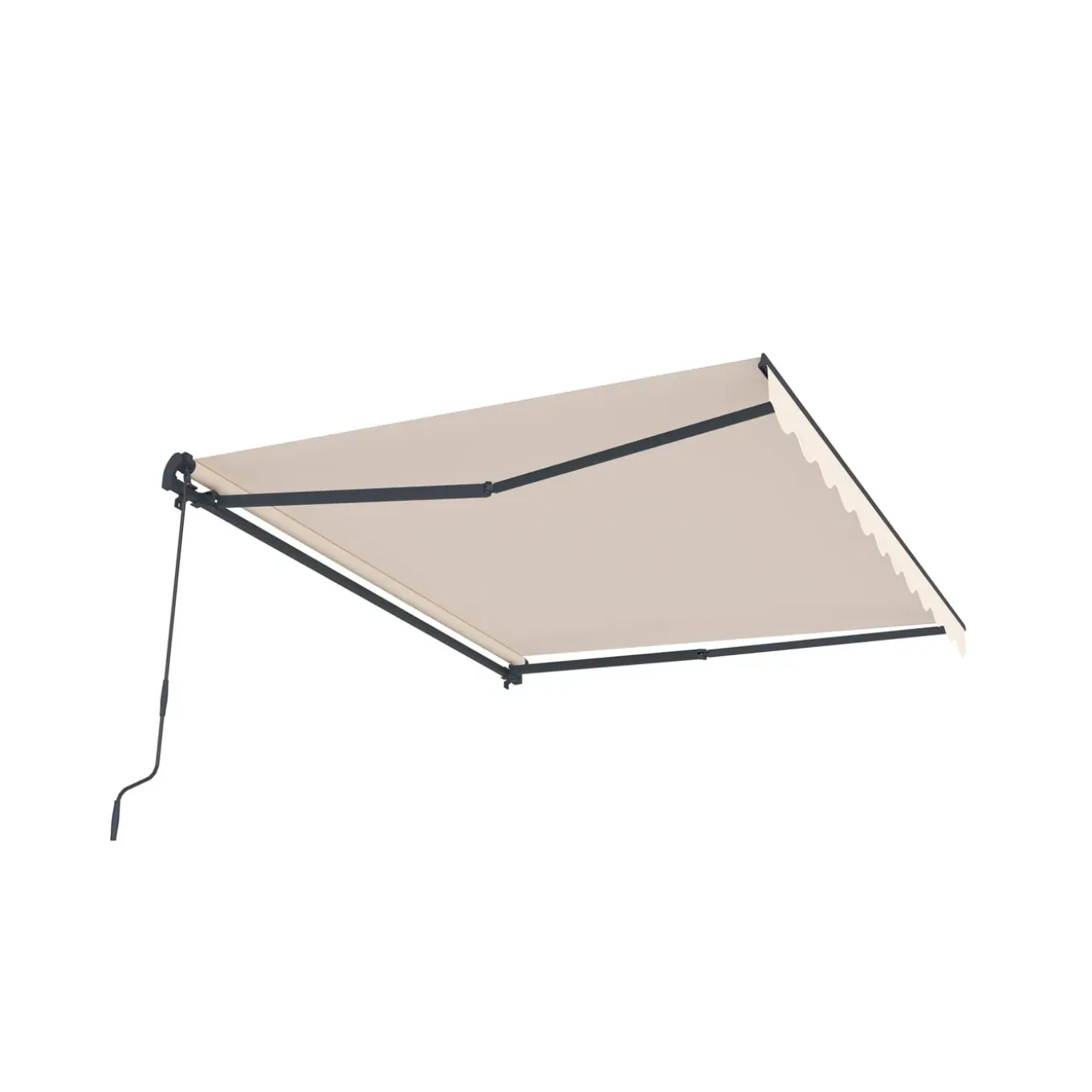 Cazeboo Monoblock Luifel Vecchio 3x2,5m - 320g/m² Premium Canvas Beige