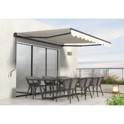 Cazeboo Monoblock Luifel Vecchio 3x2,5m - 320g/m² Premium Canvas Beige