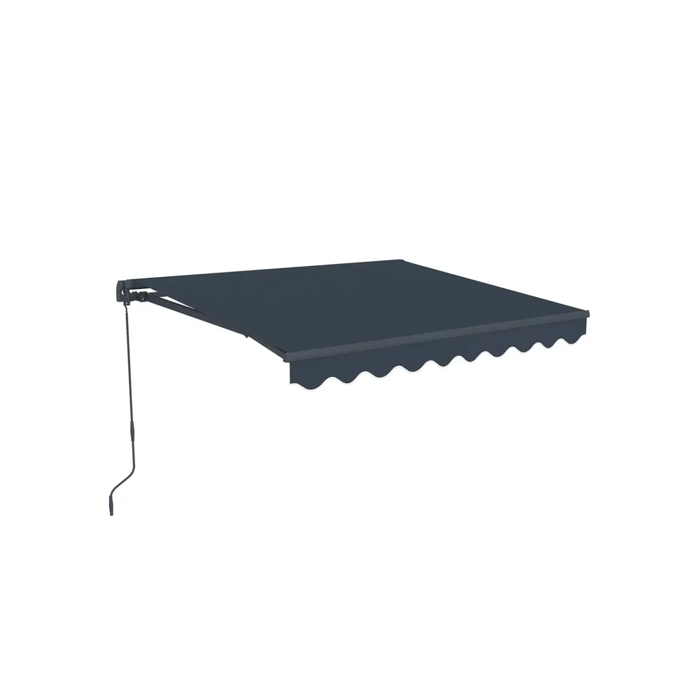 cazeboo Monoblock Luifel Vecchio 2,5x2m - 320g/m² Premium Canvas Grijs