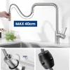 CECIPA MAX - Keukenspoelbak - Opbouwmodel, Geborsteld Inox, Uittrekbare Mengkraan