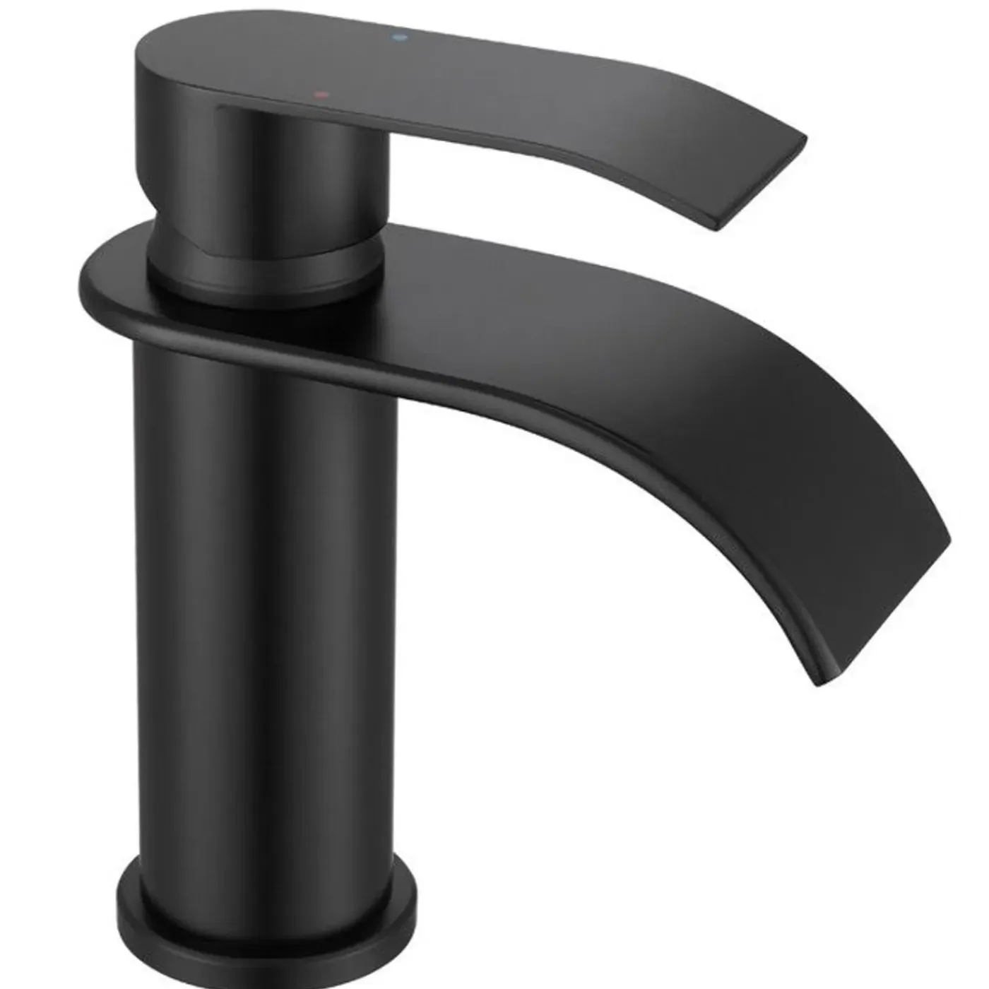 CECIPA MAX - Waterval Kraan Zwart - Vlotte Warm/koud Bediening - 160 Mm