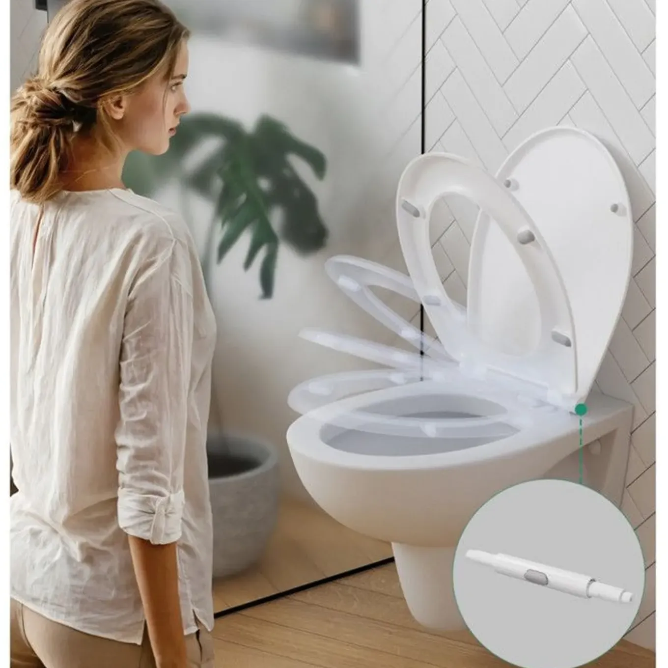 Cecipa Max - Wc-bril - O-vorm, Softclose, Draagvermogen 150 Kg - Standaardformaat