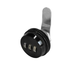 Central Park Cijferslot voor Brievenbus 16mm - Zink - Zwart - 3,7x5,8x4,6cm