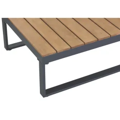 Central Park Hoekbank Scalea - Staal/Eucalyptus - Antraciet - 5 Personen