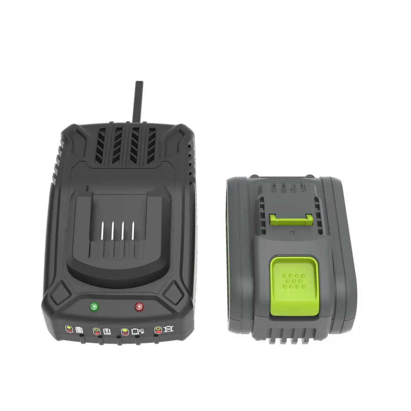 Central Park Kit Batterij + Lader - Lithium-Ion - 20V - 4,0Ah - voor elektrisch gereedschap