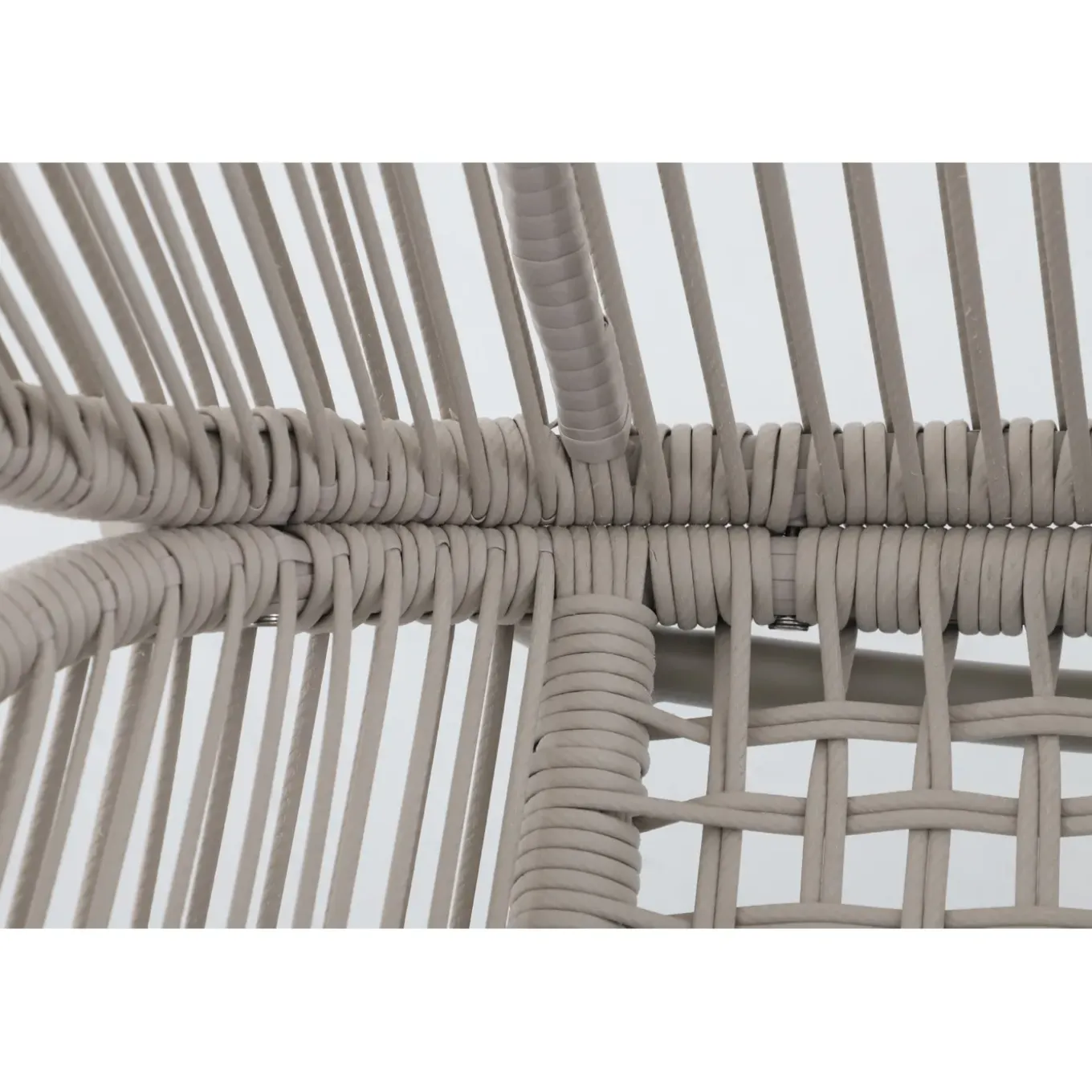 Central Park Loungeset Kea - Staal/Wicker - Groen - 4 Personen
