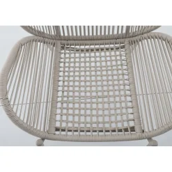 Central Park Loungeset Kea - Staal/Wicker - Groen - 4 Personen
