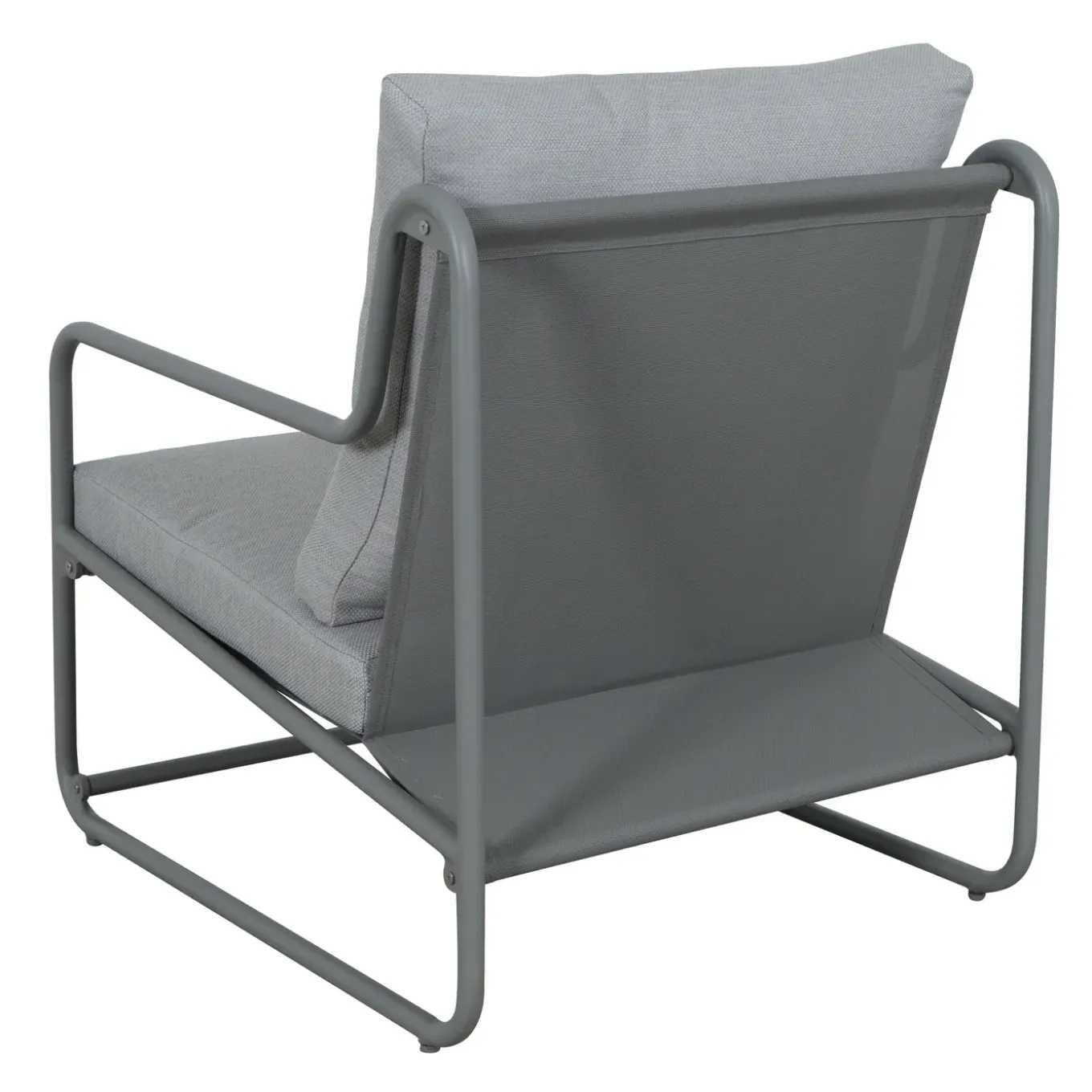 Central Park Loungeset Samos - Aluminium - Grijs - 91,5 x 354cm - 5 Personen
