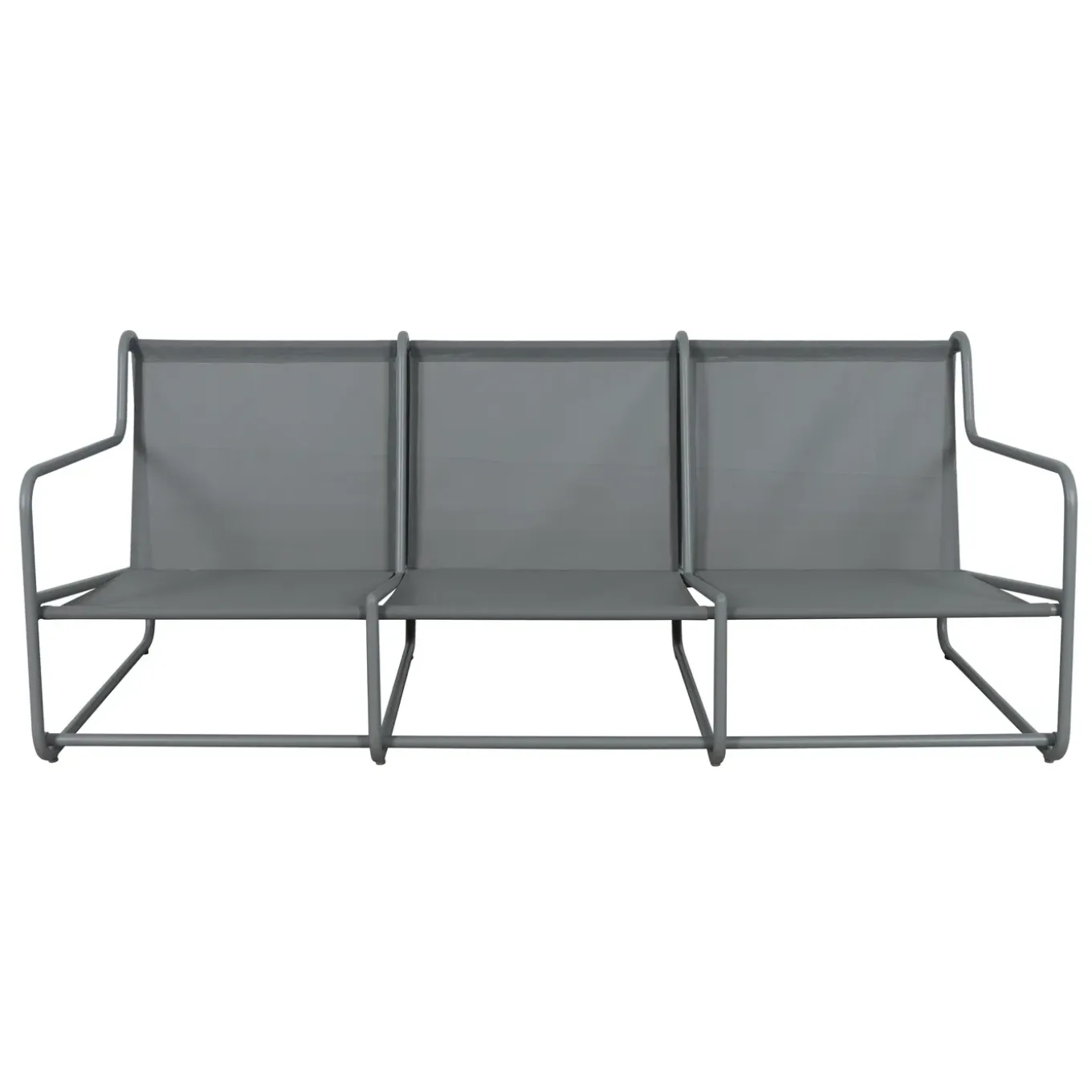 Central Park Loungeset Samos - Aluminium - Grijs - 91,5 x 354cm - 5 Personen