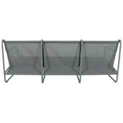 Central Park Loungeset Samos - Aluminium - Grijs - 91,5 x 354cm - 5 Personen