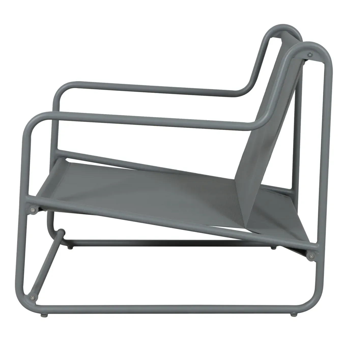 Central Park Loungeset Samos - Aluminium - Grijs - 91,5 x 354cm - 5 Personen