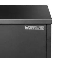 Central Park Pakketbrievenbus Parcelpal 9000 - Staal - Zwart - 39x105x23cm