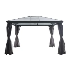 Central Park partytent Palaca aluminium 3x3,6m antraciet