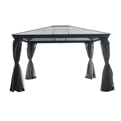 Central Park partytent Palaca aluminium 3x3,6m antraciet